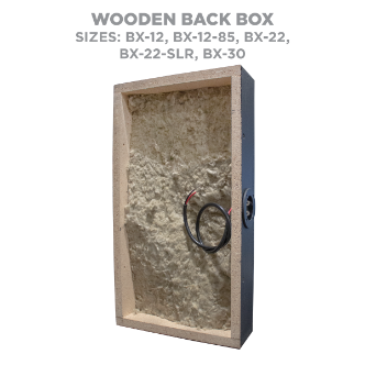 Stealth Acoustics BX-22-SLR Wooden back box - Fits SLR8G